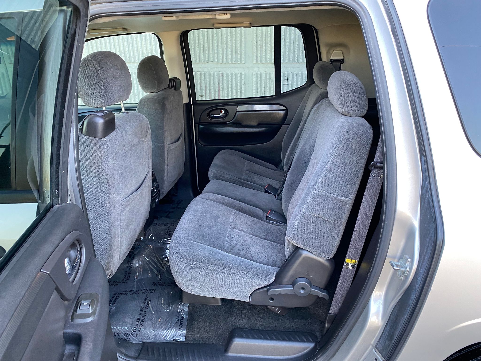 gmc envoy rear seat removal