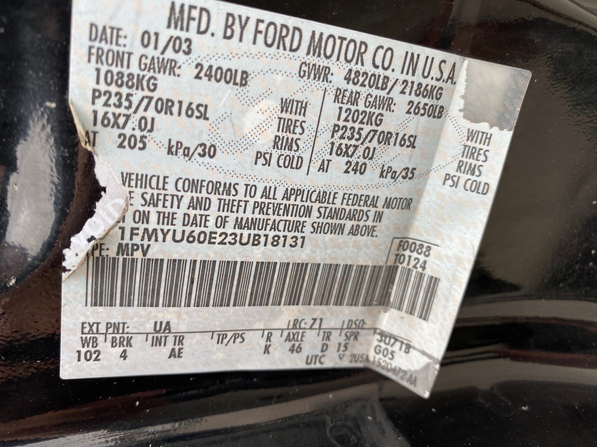 2002 Ford Explorer Sport Value
