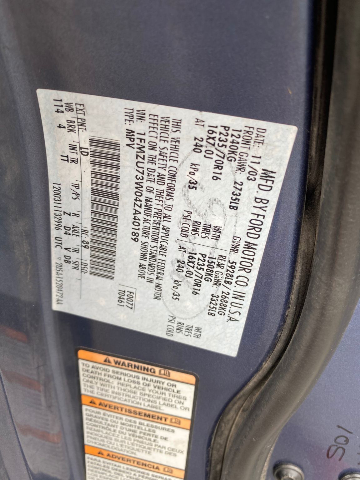 2004 Ford Explorer XLT