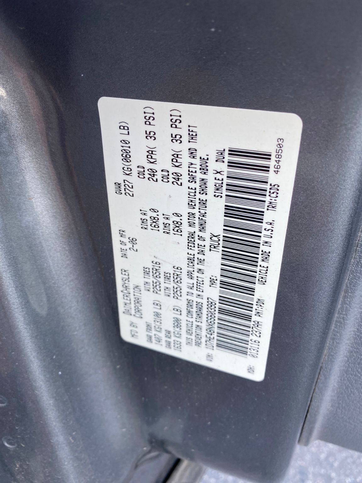 2006 Dodge Dakota SLT